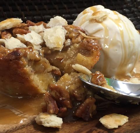 Pumpkin Pecan Bread Pudding