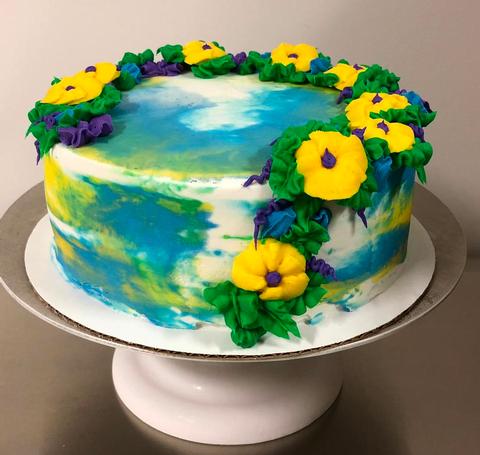 Water Color Cake